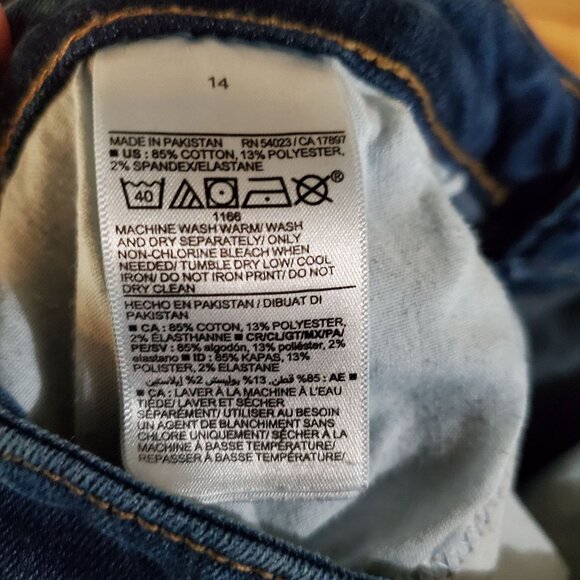 Old Navy Jeans Womens 14 Blue Rockstar Super Skinny Mid-Rise Stretch Denim - Picture 3 of 10